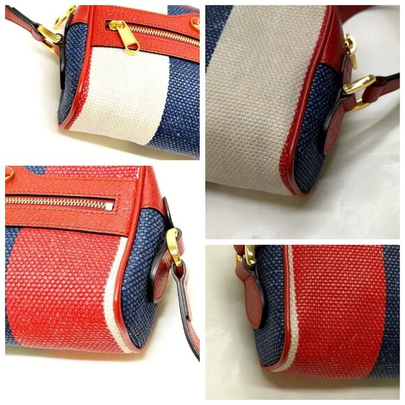 Gucci Crossbody bag Red Canvas 650-060225 - Picture 6 of 13